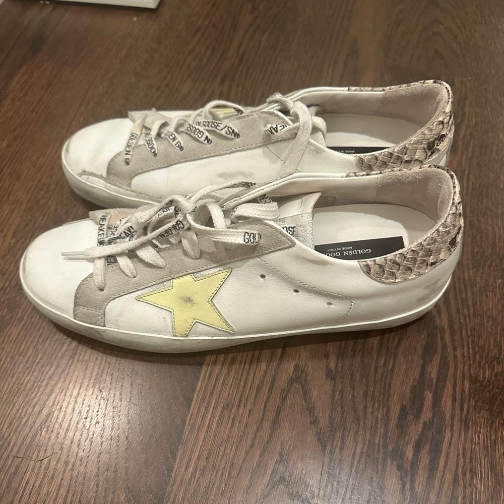 Golden goose sneakers. Worn 3 times! Perfect condition.